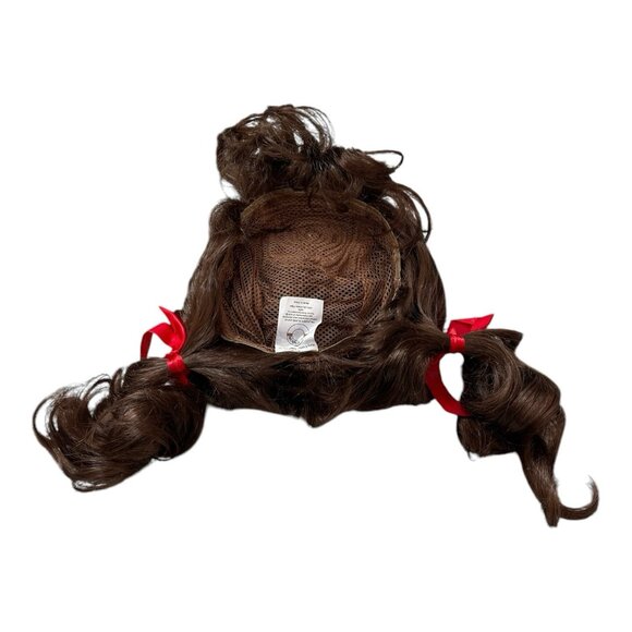 New Vintage Gilligan’s Island Brunette Brown Curly Wig Pony Express Creations - Picture 5 of 6